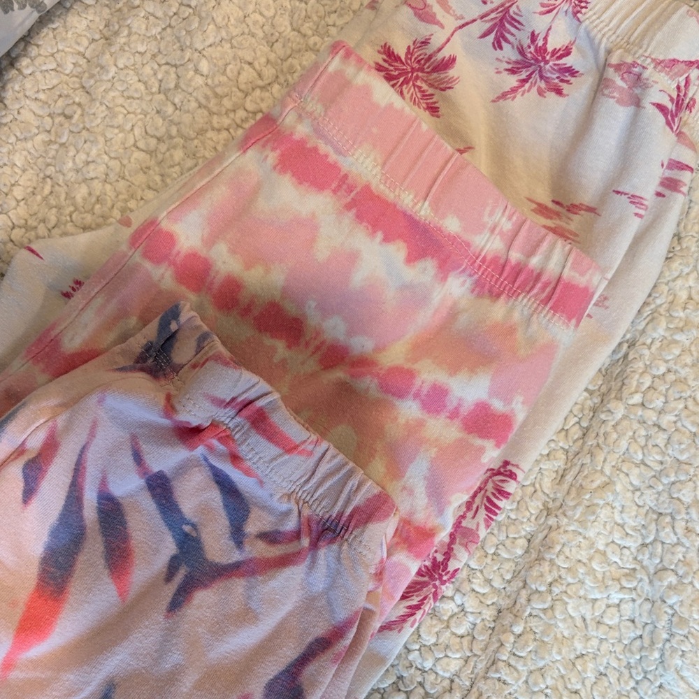 GAP biker shorts Kids Tie-Dye and Floral Shorts - Pink and Blue